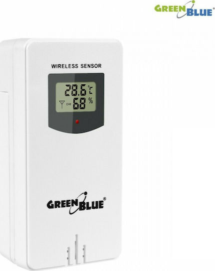 Green Blue GB151 Безжична Метеорологична станция Цифров Настолен Черен