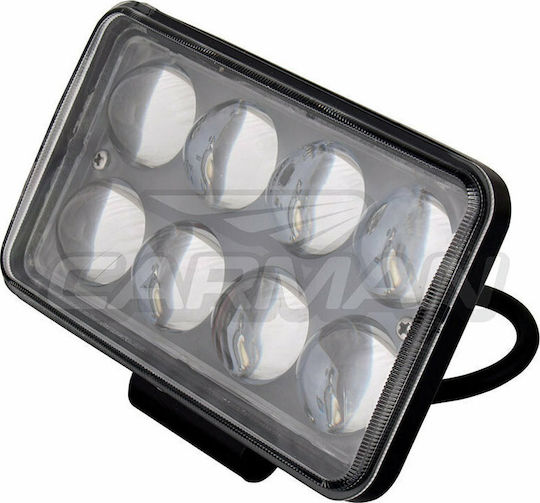 Carman Squareς Waterproof Headlights Car LED Universal 12 - 32V 24W 1pcs