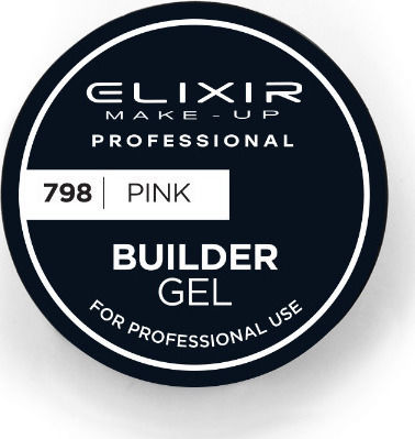 Elixir 798 Constructor Gel Gel pentru Unghii Colorful 15gr