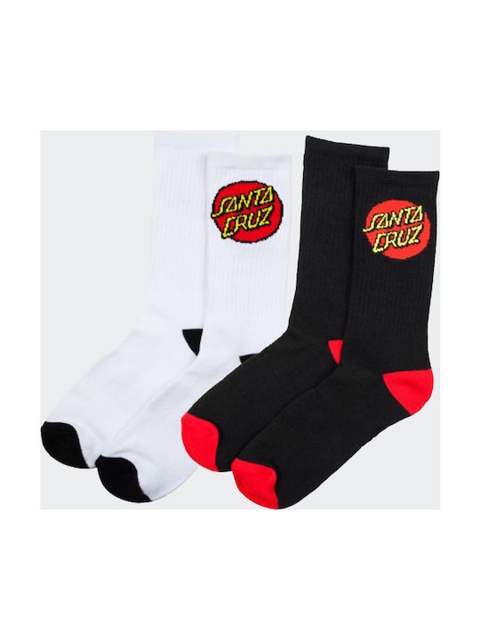 Santa Cruz Socken Black / White 2Pack