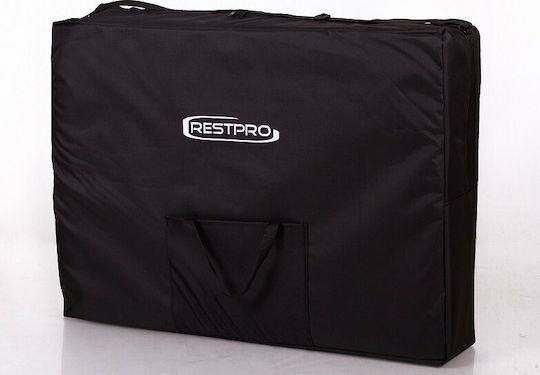Rest Pro Pro Memory 3 Κρεβάτι Μασάζ και Φυσικοθεραπείας Φορητό/Πτυσσόμενο Μπεζ από Ξύλο 192x70εκ.