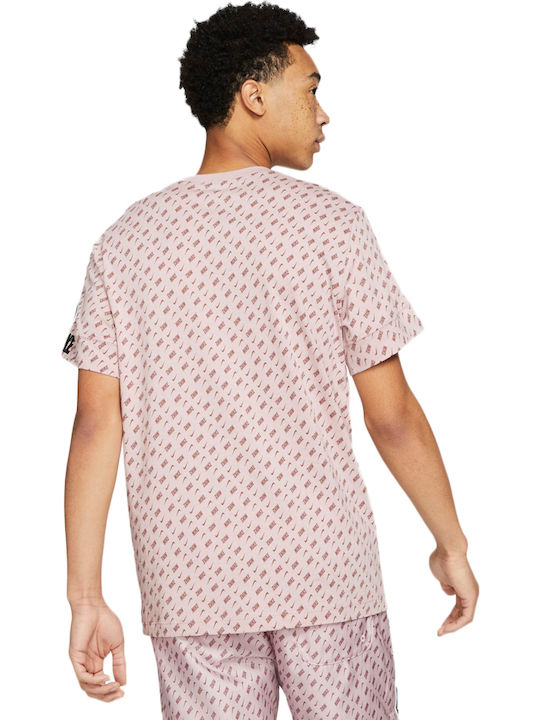 Nike Sportswear Repeat Herren T-Shirt Kurzarm Rosa