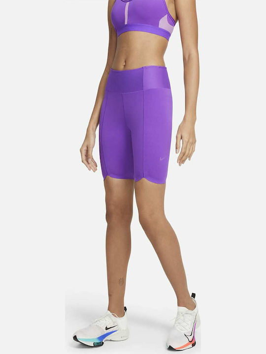 Dri-Fit One Luxe 7' Training Women's Leggings Shorts High Waist Purple