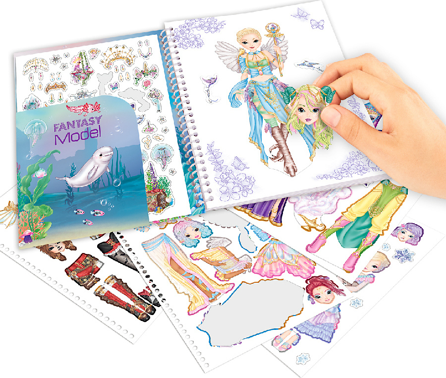 Buy TOPModel Fantasy Dress Me Up Sticker Book Online in Dubai & the  UAE