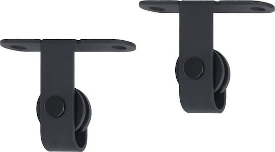 vidaXL Door Return Mechanism for Doors up to 122cm and 20kg Black