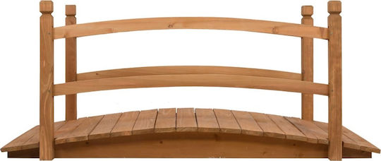 vidaXL Διακοσμητική Γέφυρα Κήπου Ξύλινη 140x60x60cm 140x60x60εκ. 313890