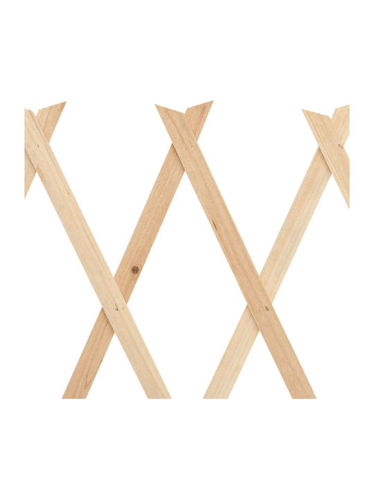 Klappbare Ranken Für Garten Aus Holz Mit Rhombus Rasterdesign In Beige Farbe 180x30cm 5Stücke