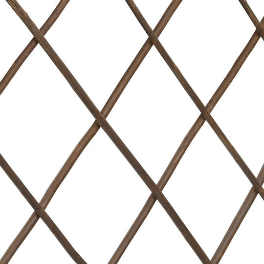 Klappbare Ranken für den Garten aus Holz mit Rhombus-Rasterdesign in Braun Farbe 120x180cm 5 Stück