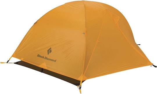 Black Diamond Mesa Σκηνή Camping Igloo Κίτρινη με Διπλό Πανί 3 Εποχών για 2 Άτομα 234x147x112εκ.