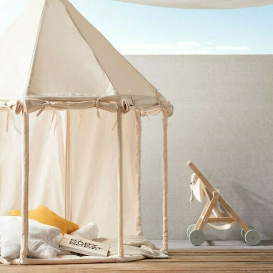Kids Concept Παιδική Σκηνή Κάστρο Montessori Λευκό για 3 χρονών και άνω