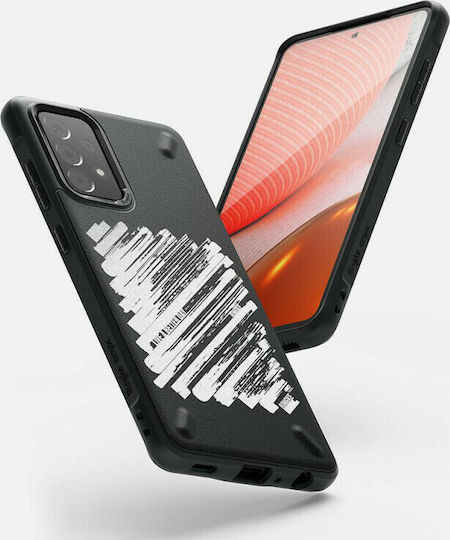 Ringke Onyx Design Durable TPU Back Cover Πλαστικό Μαύρο (Galaxy A72)
