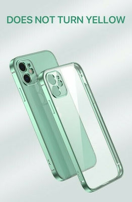 Bodycell HD Clear Synthetic Back Cover Green (iPhone 11)