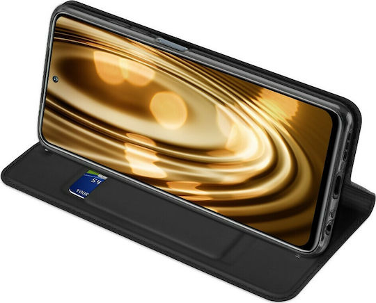 Dux Ducis Skin Pro Book Synthetic Leather Black (Redmi Note 10 / 10s / Poco M5s)