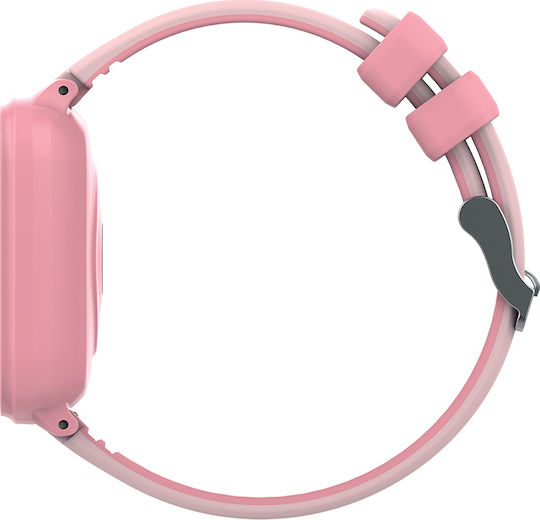 Forever JW-100 Smartwatch με Παλμογράφο (Ροζ)