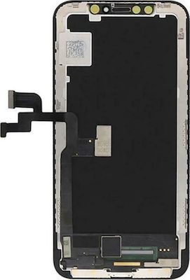 Οθόνη OLED GX Flexible με Μηχανισμό Αφής για iPhone X (Μαύρο)