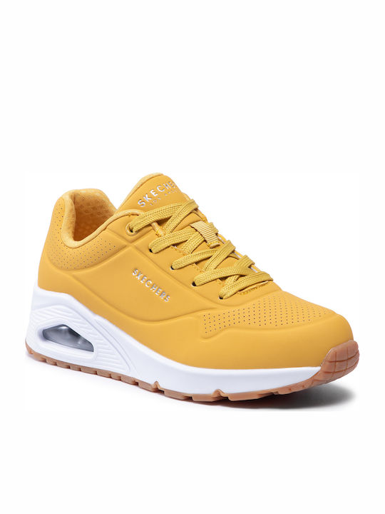 Skechers Stand On Air Flatforms Sneakers Yellow