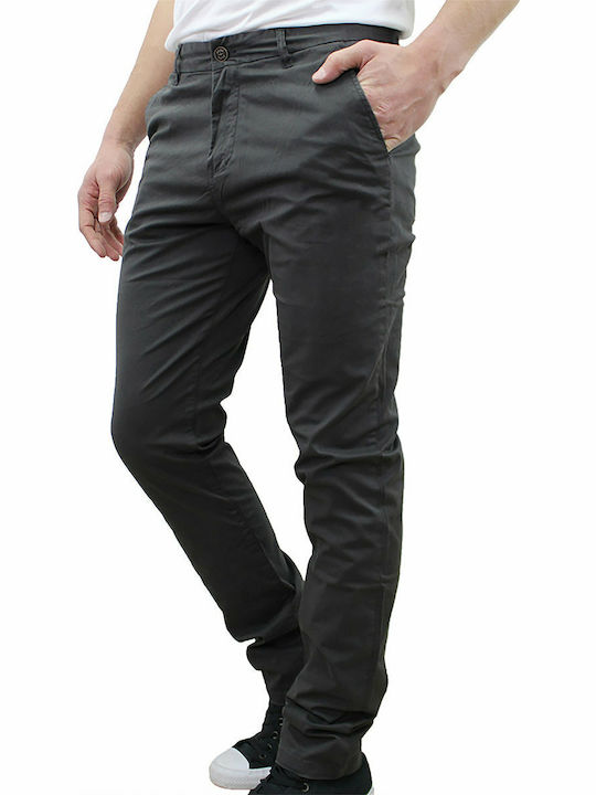 Trousers Chino Elastic in Regular Fit Black
