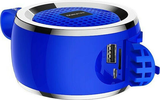 Borofone BR2 Aurora Bluetooth-Lautsprecher 5W mit Akkulaufzeit bis zu 2 Stunden Blau