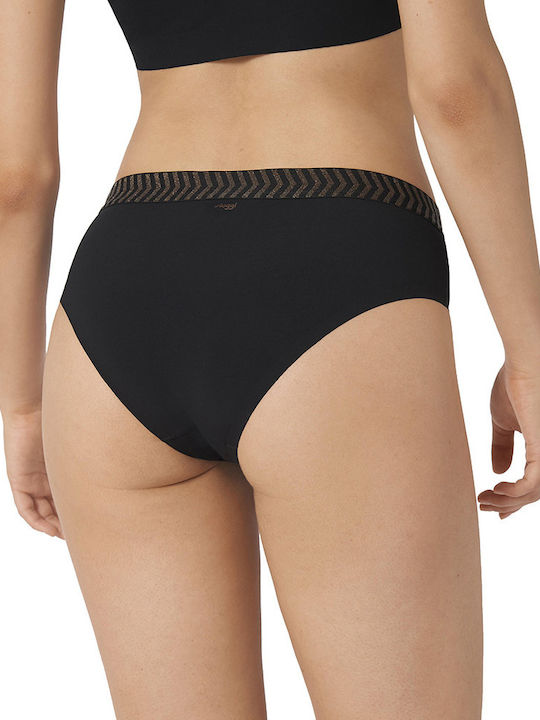 Sloggi Bikini Alunecare Talie înaltă Negru