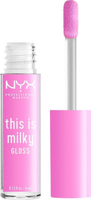 Nyx Professional Makeup This Is Milky Lip Gloss 03 Lilac Splash 4ml