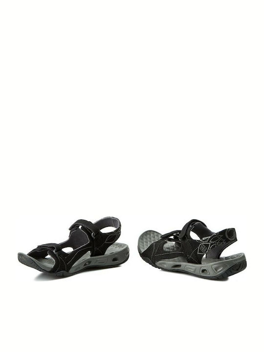 Vent II Women's Flat Sandals Sporty in Black Color
