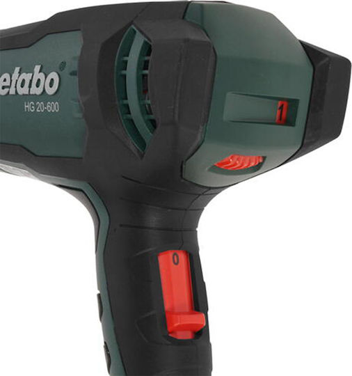 Metabo HG 20-600 Heat Gun 2000W with Maximum Temperature 600°C 602066500