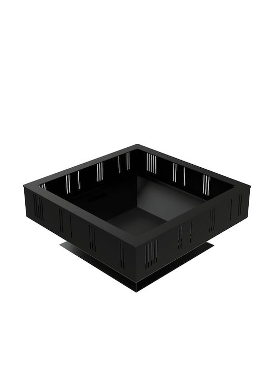 Kratki Firepit Quadrum Black 75x75x31.8cm