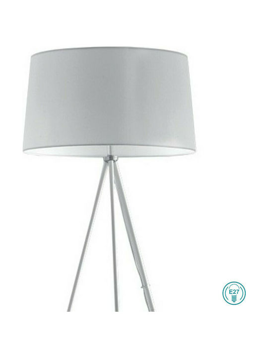 Fan Europe Floor Lamp H155xW48cm. with Socket for Bulb E27 White