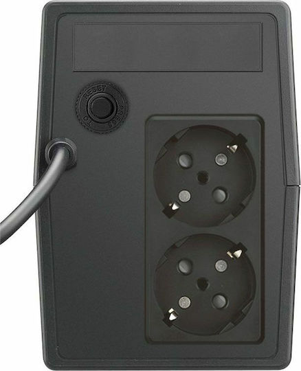 Vertiv Liebert itON UPS Line-Interactive 800VA 480W με 2 Schuko Πρίζες