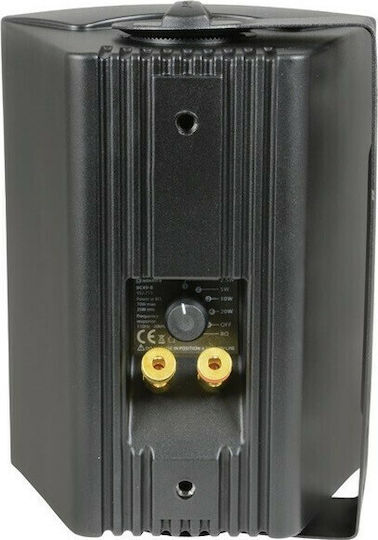 Adastra BC4V Παθητικό Επιτοίχιο Ηχείο 5W (Τεμάχιο) 19.5x15x15εκ. Μαύρο