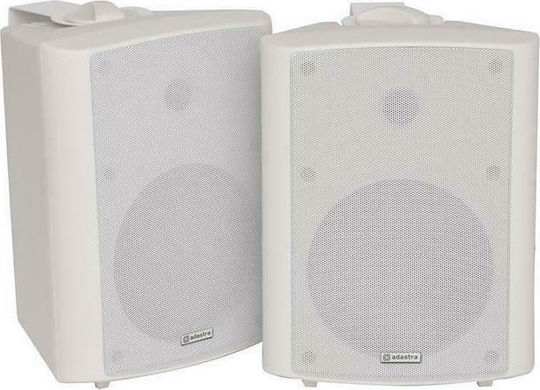 Adastra Passive Wall-mounted Speakers 60W BC6 100.907UK (Pair) 28x22x22cm White