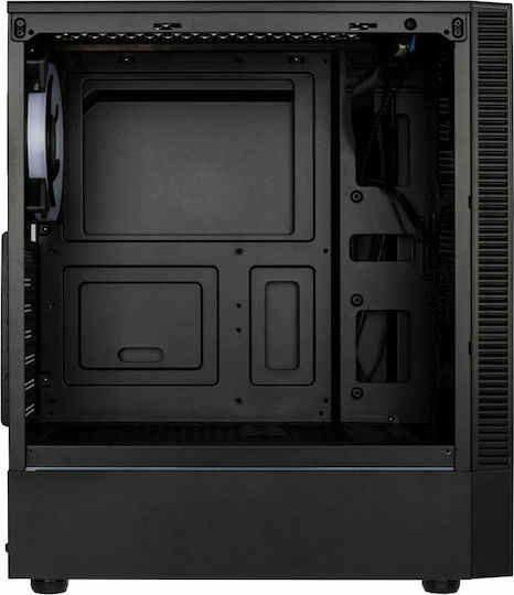 Kolink Inspire K9 Gaming Midi Tower Κουτί Υπολογιστή με Πλαϊνό Παράθυρο και RGB Φωτισμό Μαύρο