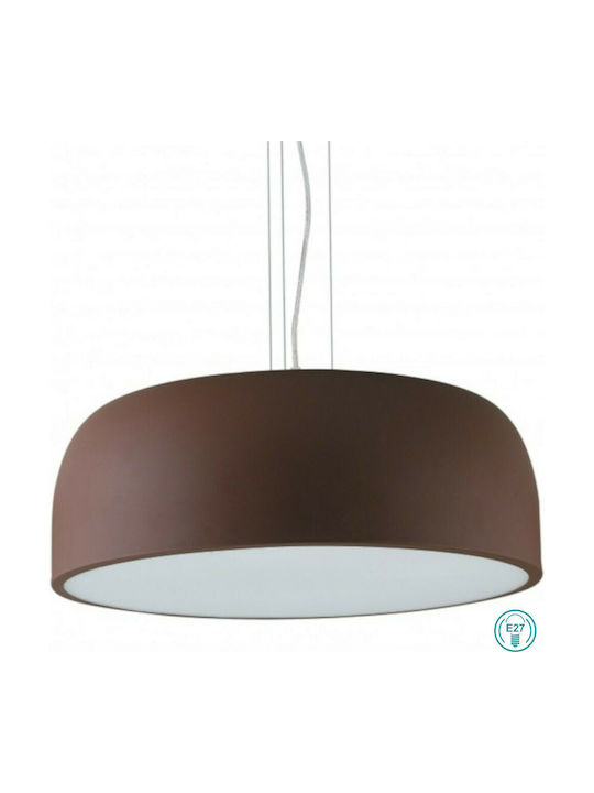 Fan Europe Bistrot-S52 Pendant Chandelier Bell for 4 Bulbs E27 Brown I-BISTROT-S52 BRO