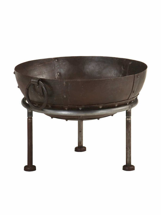 vidaXL Firepit Brown 40x40x30cm