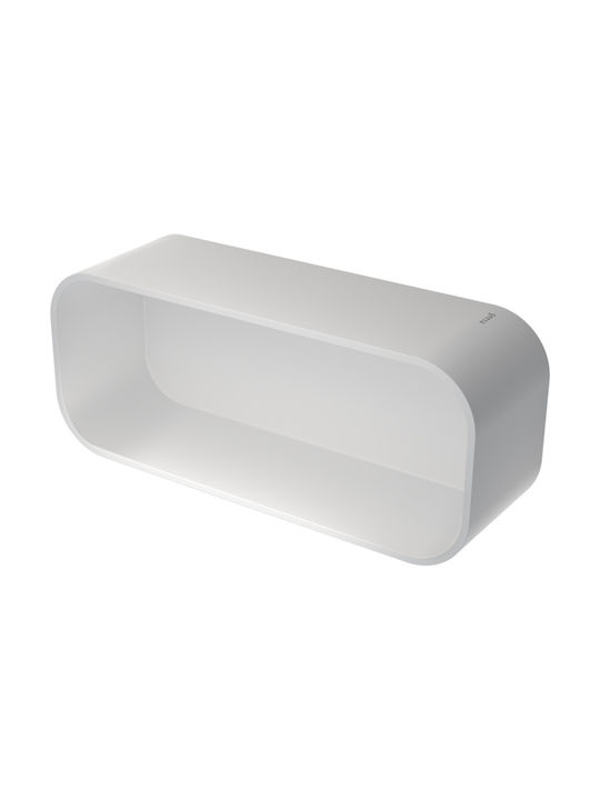 Geesa De perete Suport pentru burete Plastic Alb mat