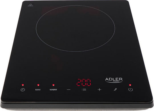 Adler AD-6513 Induction Countertop Single Burner Black