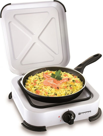 Kemper Liquid Gas Countertop Single Burner White