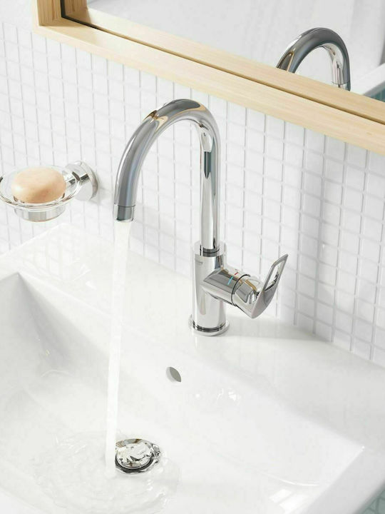 Grohe Bauloop Mixing Tall Sink Faucet Silver