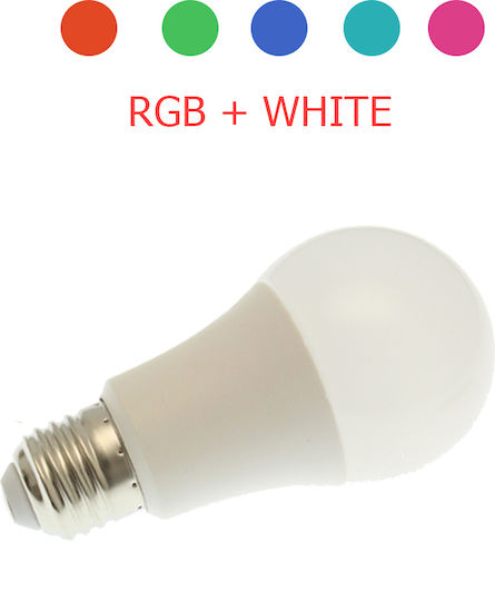 Smart Λάμπα LED 5W για Ντουί E27 RGBW 450lm