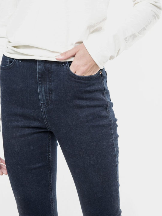 Hoch tailliert Damenjeans in Enger Passform