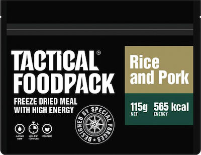 Tactical Foodpack Rice and Pork Fertigmahlzeit für das Überleben mit Reis 115g Reis und Schweinefleisch 16550700 115gr