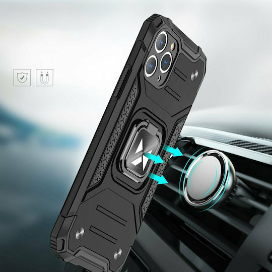 Wozinsky Ring Armor Back Cover Πλαστικό Μαύρο (iPhone 11 Pro)