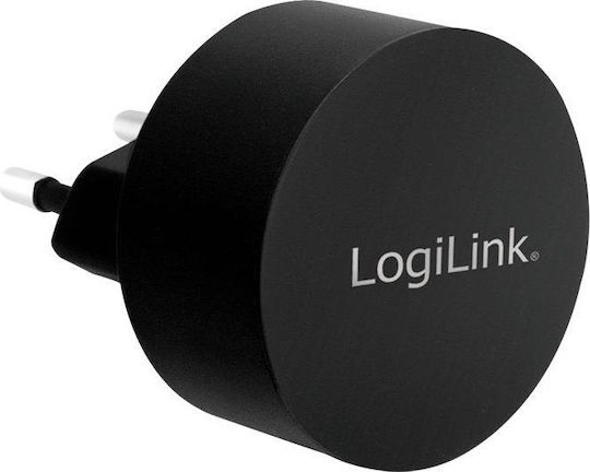 LogiLink Φορτιστής Χωρίς Καλώδιο με 2 Θύρες USB-A 10.5W Μαύρος (PA0218)