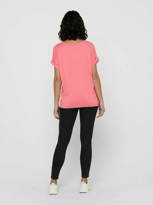 Only Damen T-Shirt Pink/Tea Rose