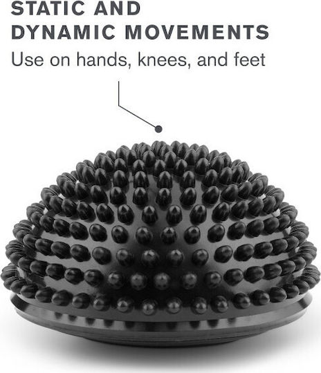 SKLZ Balance Pods Μαξιλάρι Ισορροπίας Μαύρο Ύψους 8cm με Διάμετρο 16cm