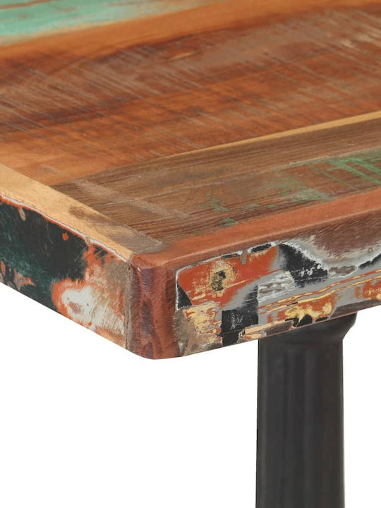 Маса за Малки Външни Пространства Стабилна Bistro Recycled wood solid wood 60x60x76бр