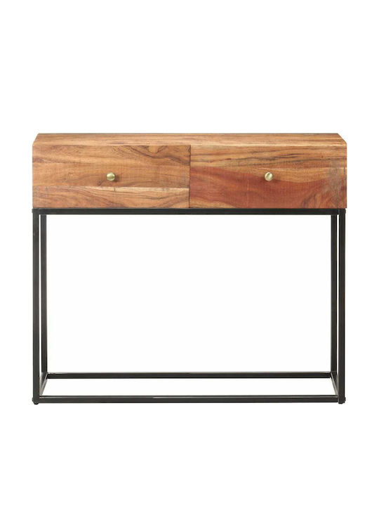 Конзолна маса Raw Acacia wood Д90xШ35xВ75cm