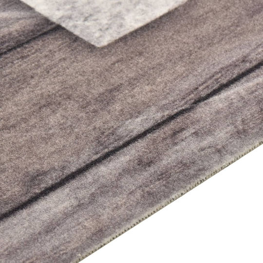 vidaXL Home Kitchen Mat Runner with Anti-slip Underlay Brown 60x180εκ.