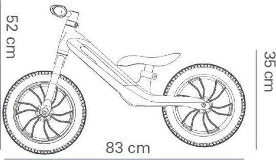 Q Play Kids Balance Bike Racer Air Red
