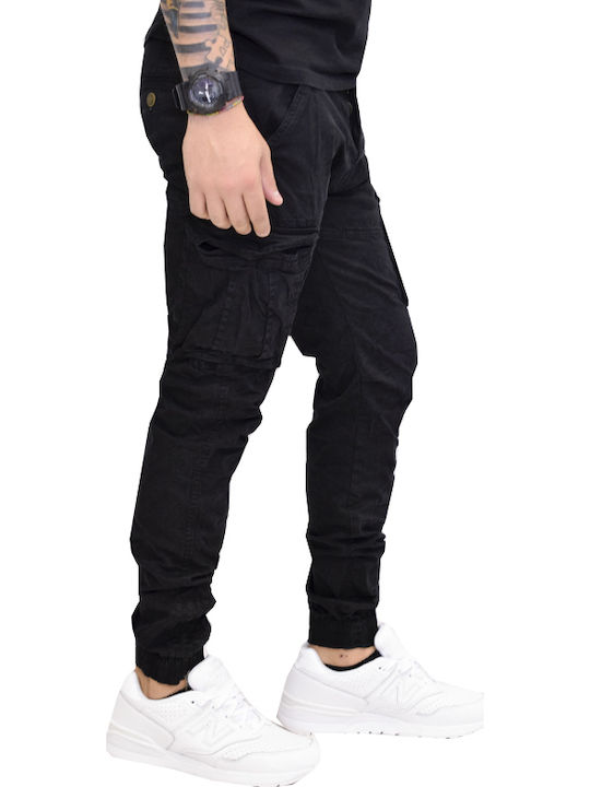 Pantaloni cu Croială Normală Negru
